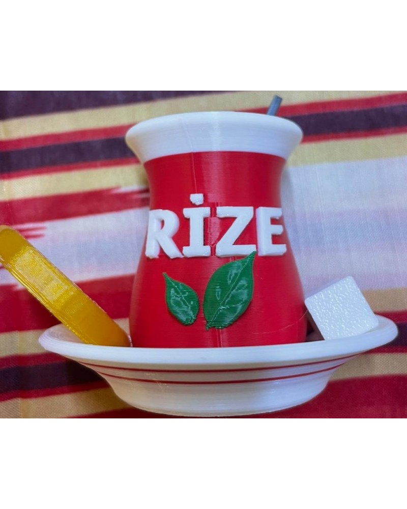 3D YAZICI ÇAY BARDAĞI MAGNET BÜYÜK BOY 