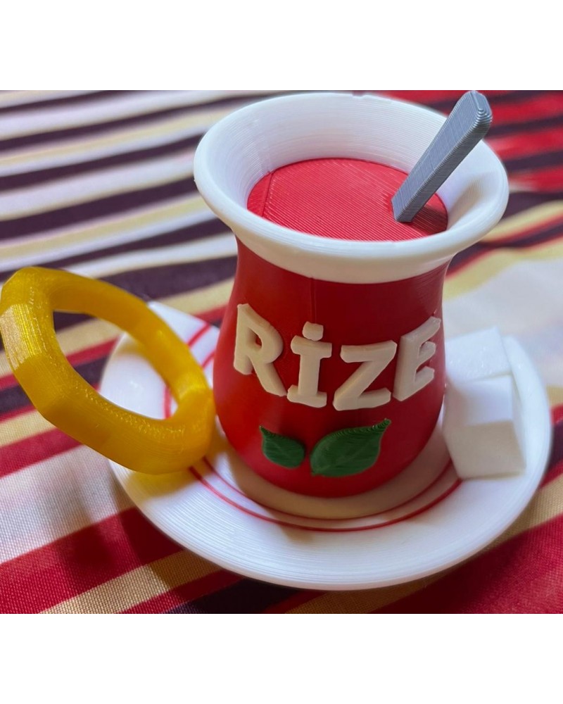 3D YAZICI ÇAY BARDAĞI MAGNET BÜYÜK BOY 